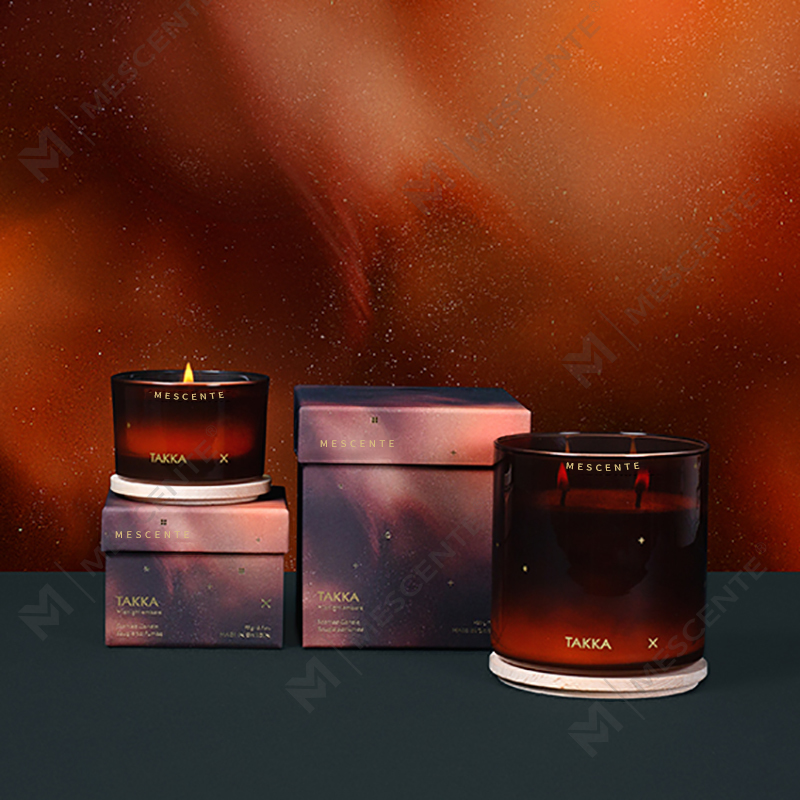M&Scent Luxuriöse, handgefertigte, weihnachtliche, dekorative Sojawachskerzen mit Geschenkbox
