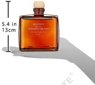 M&Scent Luxuriöser, individuell gestalteter, großer, roségoldener Glasflaschen-Blumen-Eigenmarken-Flüssigkeits-Red-Diffusor mit Geschenkbox