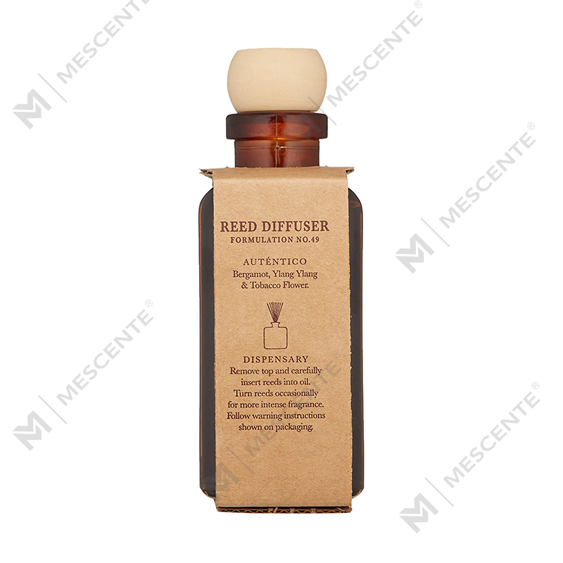M&Scent Luxuriöser, individuell gestalteter, großer, roségoldener Glasflaschen-Blumen-Eigenmarken-Flüssigkeits-Red-Diffusor mit Geschenkbox