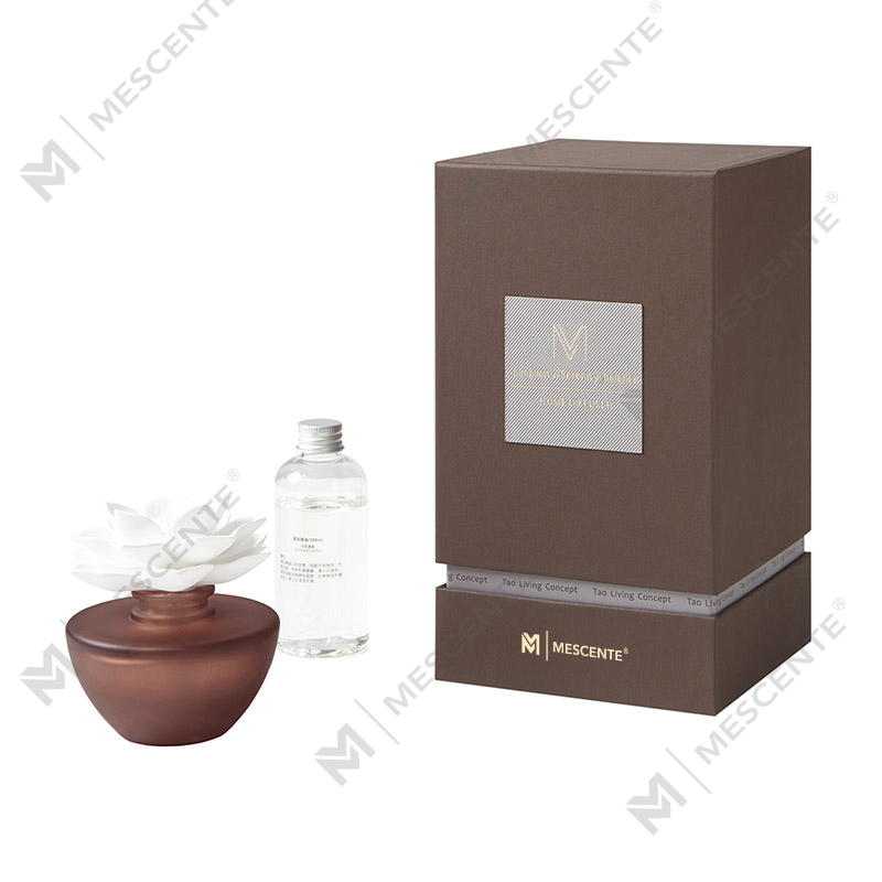 Weiße Blume Mini Parfüm Aroma Schilfrohr-Diffusoröl, Duft Thailand Schilfrohr-Diffusoren Geschenkset