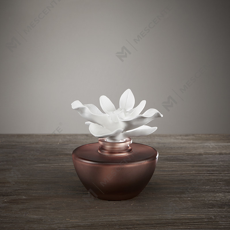 Weiße Blume Mini Parfüm Aroma Schilfrohr-Diffusoröl, Duft Thailand Schilfrohr-Diffusoren Geschenkset