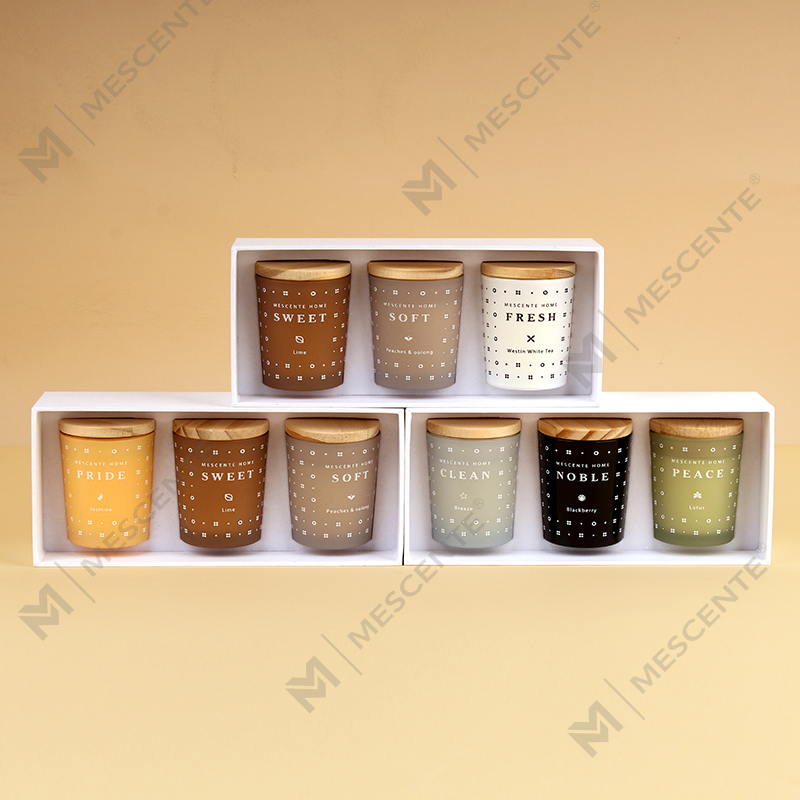 M23352 3er-Pack Haushalts-Sojawachs-Aromatherapie-Duftkerzenset