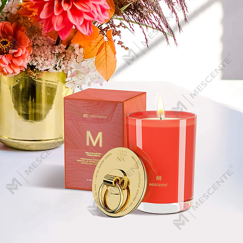 M&Scent Luxus-Duftkerzen aus weißem Sojawachs mit Logo, personalisierte Hochzeit-Duftkerzen, individuelle Camp-Kerze