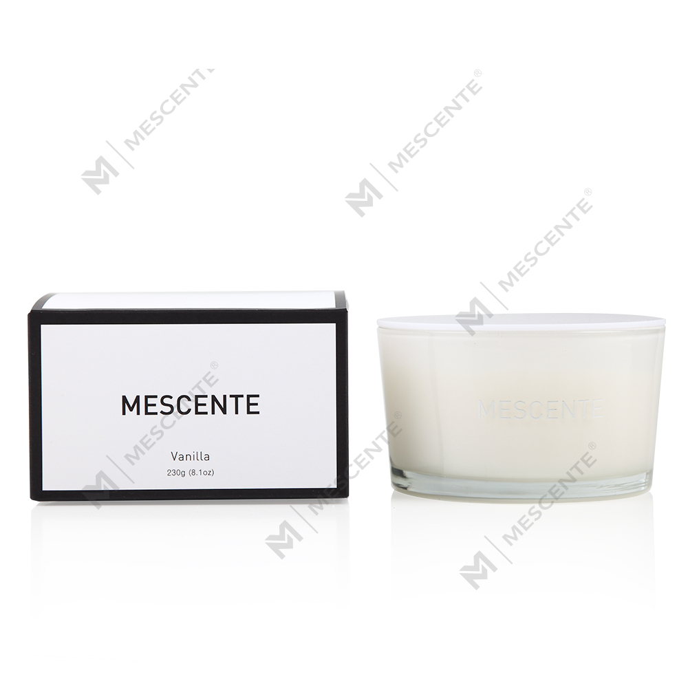 Mescente Wholesale Private Label Glasgefäß mit 3 Dochten, Duftkerze aus 100 % Sojawachs