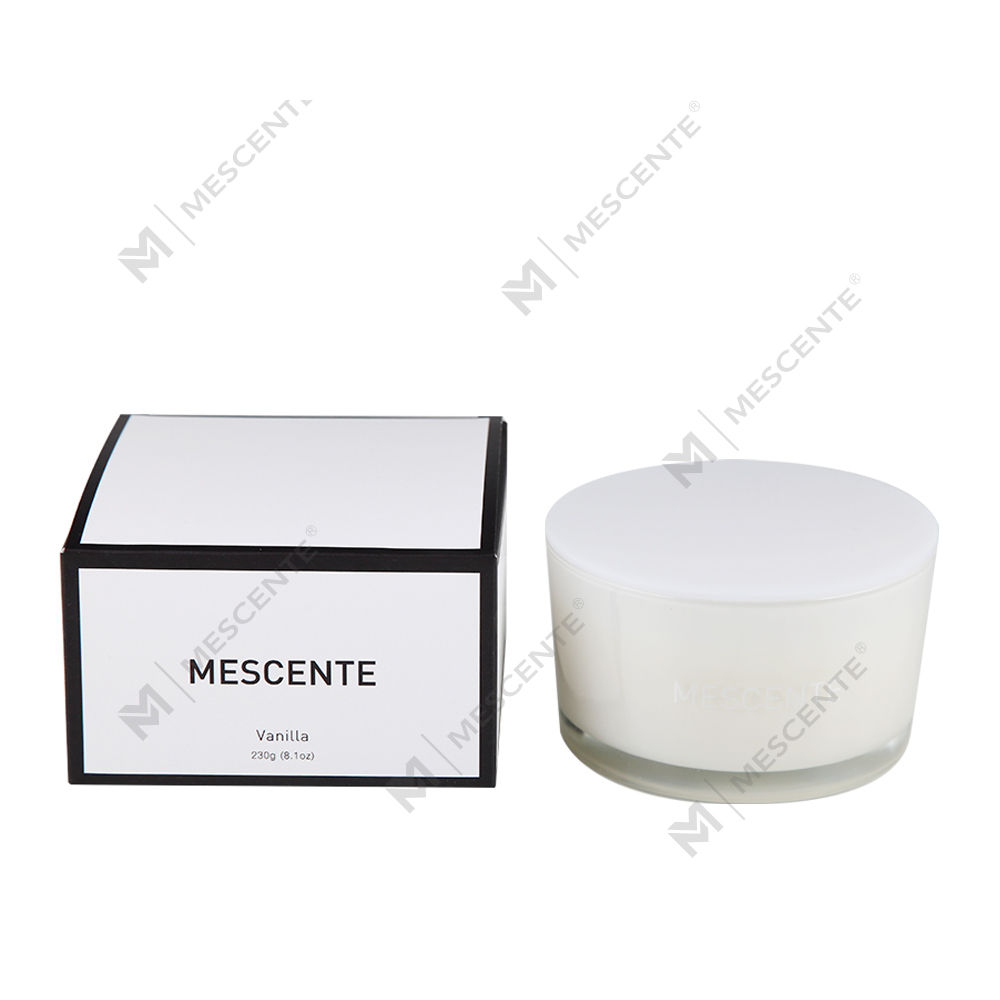 Mescente Wholesale Private Label Glasgefäß mit 3 Dochten, Duftkerze aus 100 % Sojawachs
