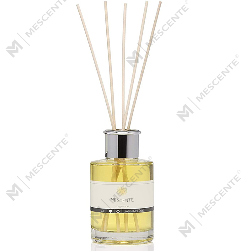 M&Scent Luxuriöser, individuell gestalteter, großer Fläschchen-Blumen-Eigenmarken-Flüssigkeits-Red-Diffusor mit Geschenkbox