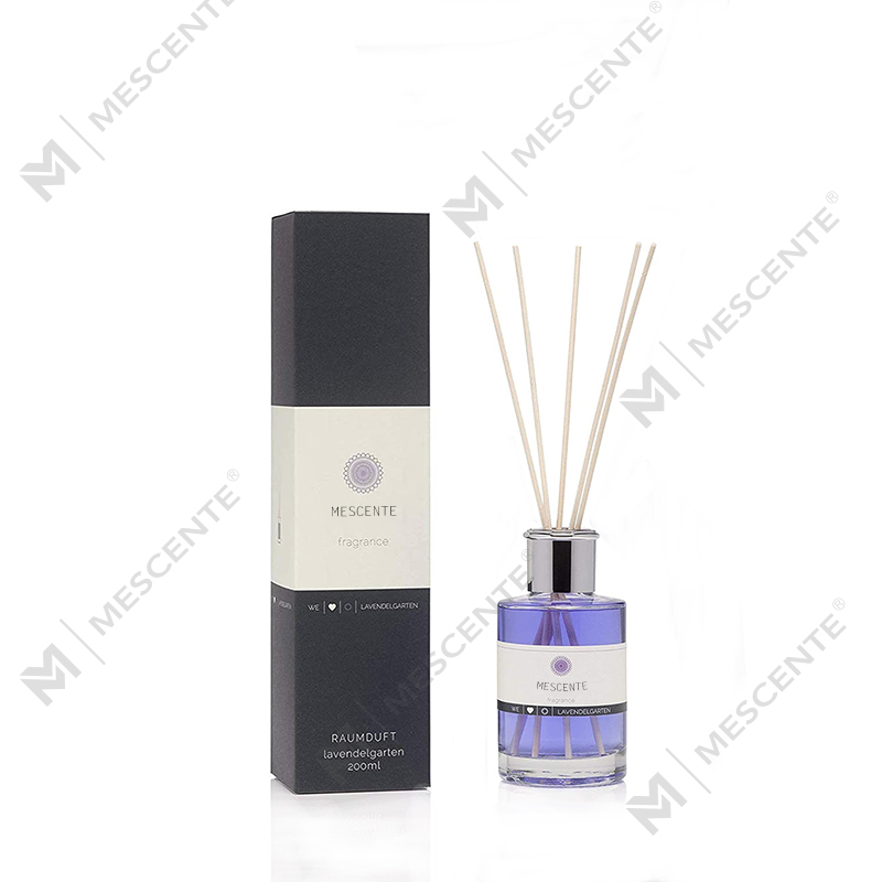 M&Scent Luxuriöser, individuell gestalteter, großer Fläschchen-Blumen-Eigenmarken-Flüssigkeits-Red-Diffusor mit Geschenkbox