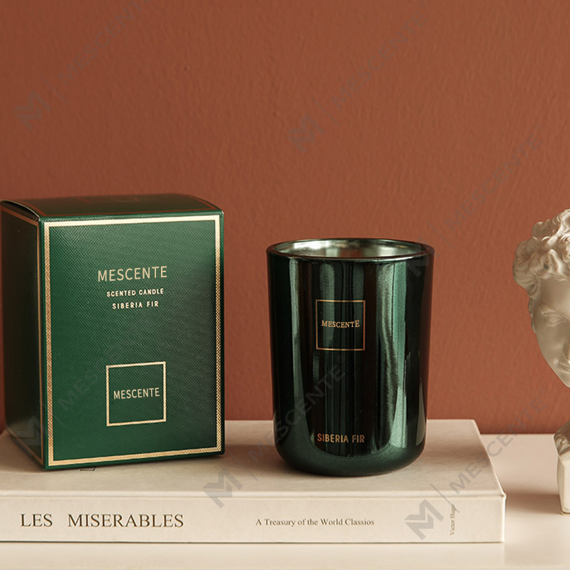M&Scent Großhandel maßgeschneiderte luxuriöse Private-Label-Säulen-Duftkerze mit Sojawachs und Holzdocht