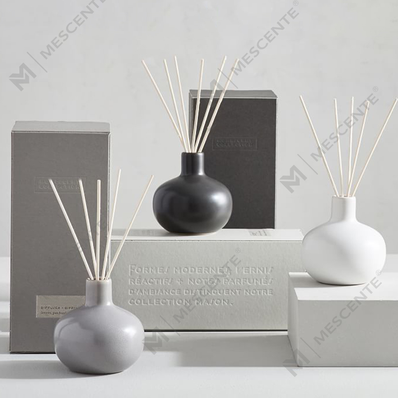 Luxuriöser Eigenmarken-Diffusor aus Bio-Rattan-Rohrstäbchen A29225 – Exportpass