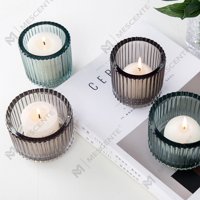 M&Scent Luxuriöser Dekor-Kerzenhalter aus Glas und Kristall, Kerzenhalter in großen Mengen
