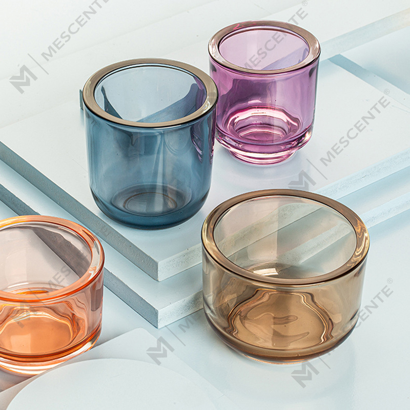 M&Scent Deluxe dekorativer Kerzenständer aus Kristallglas in Großpackung