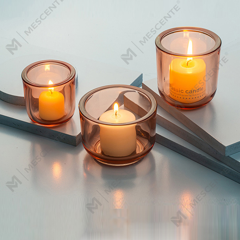 M&Scent Deluxe dekorativer Kerzenständer aus Kristallglas in Großpackung