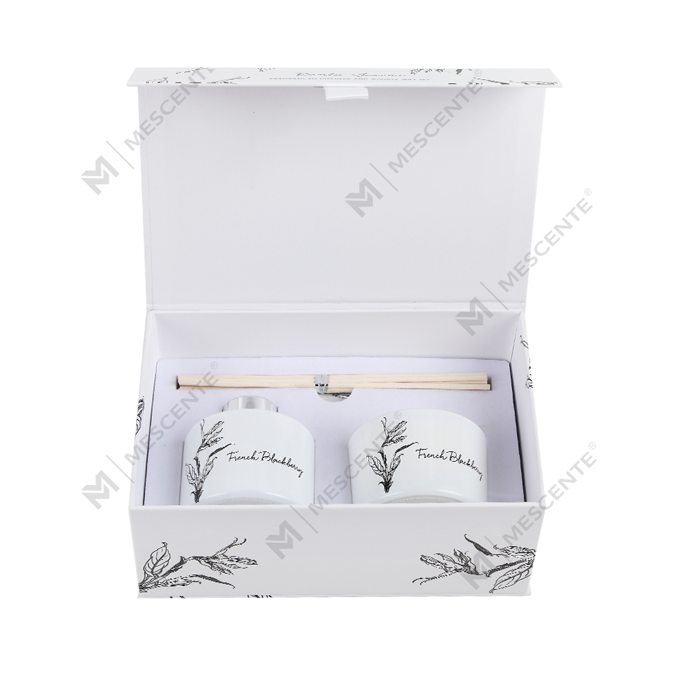 Mescente Großhandel mit Luxus-Eigenmarken-Aroma-Diffusor und Duftkerzen-Geschenkset