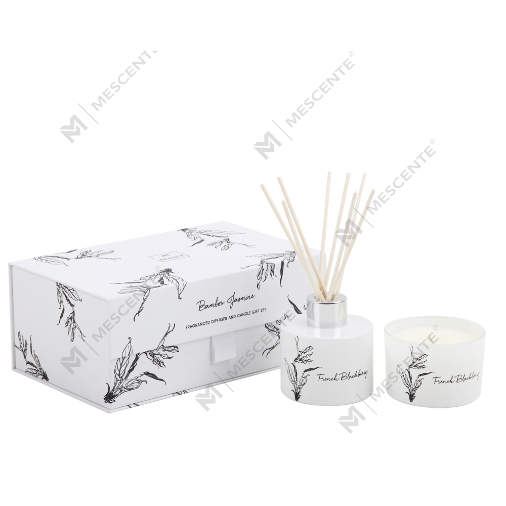 Mescente Großhandel mit Luxus-Eigenmarken-Aroma-Diffusor und Duftkerzen-Geschenkset