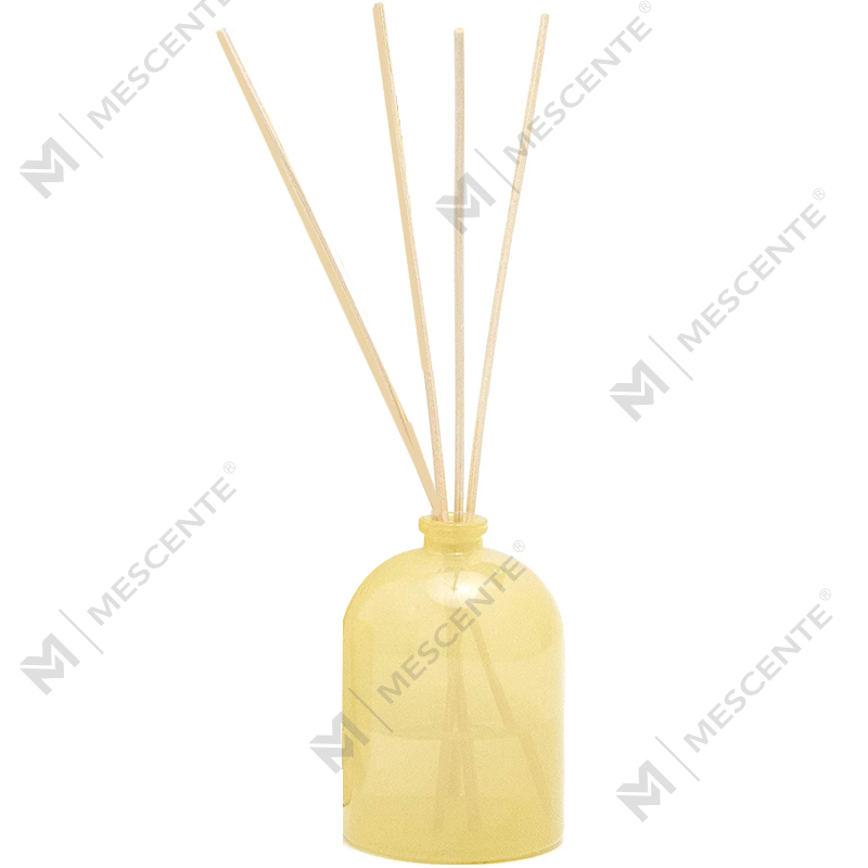 M&Scent Luxuriöser, individuell gestalteter, großer, roségoldener Glasflaschen-Blumen-Eigenmarken-Flüssigkeits-Red-Diffusor mit Geschenkbox