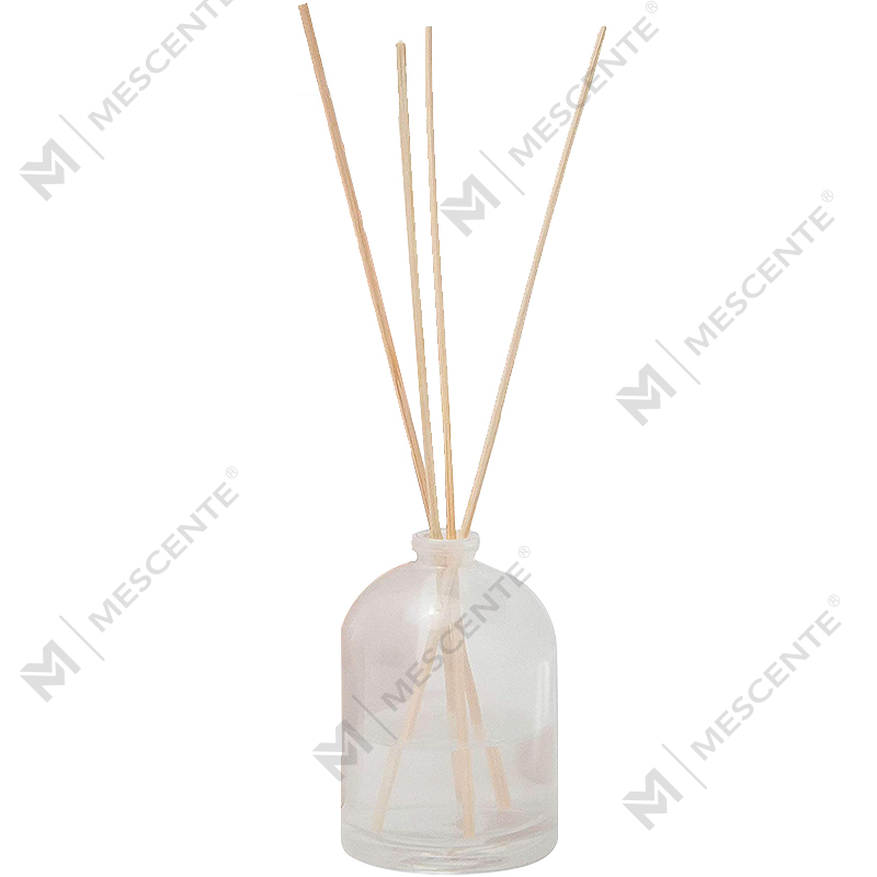 M&Scent Luxuriöser, individuell gestalteter, großer, roségoldener Glasflaschen-Blumen-Eigenmarken-Flüssigkeits-Red-Diffusor mit Geschenkbox
