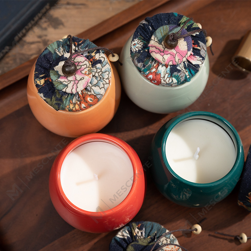 M&Scent Luxus-Dekoration, Großbestellung, Keramik-Säulen-Aromatherapie-Paraffinkerze