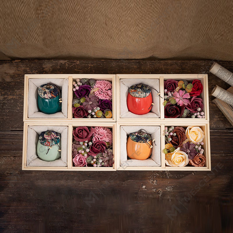 M&Scent Luxus-Dekoration, Großbestellung, Keramik-Säulen-Aromatherapie-Paraffinkerze