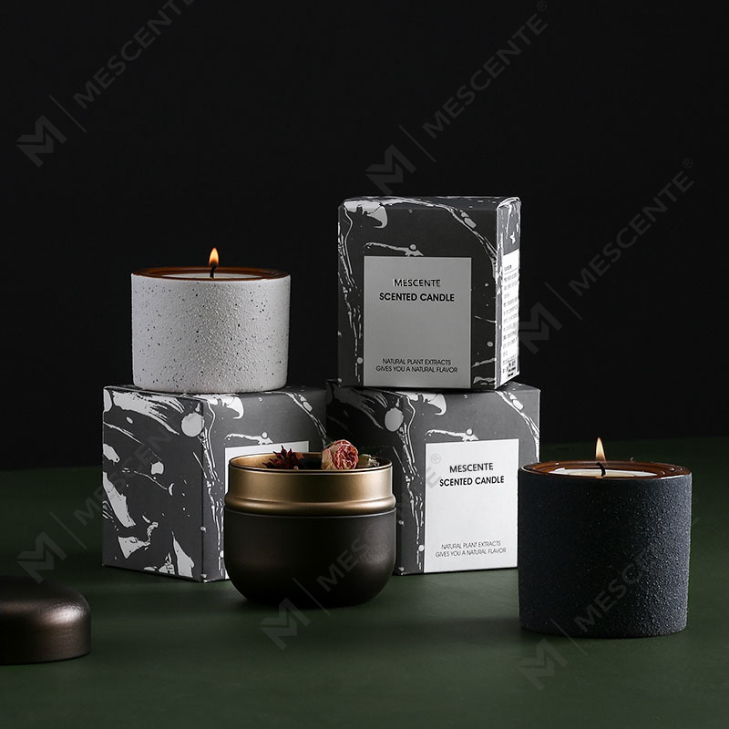 M&Scent maßgeschneiderte dekorative Luxus-Sojawachskerze der Eigenmarke Woodwick mit Duft