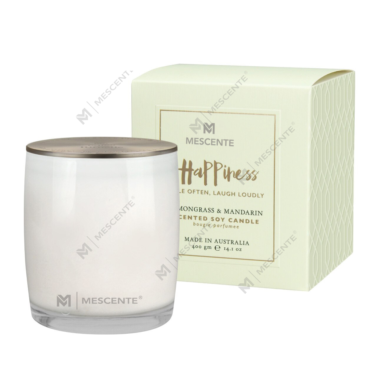 M&Scent Große Glasflasche Home Essentials Aroma Reed Diffuser Geschenkset mit Rattanstäbchen