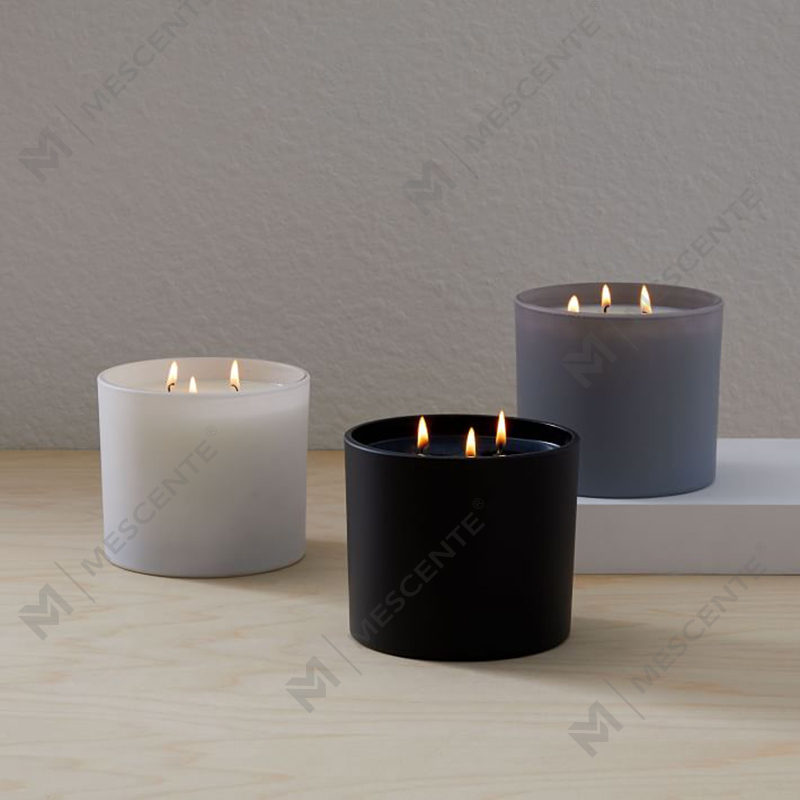 M&SCENT Natürliche Weihnachten weit verbreitete Sojawachskerze im Glasglas mit Faltschachtel