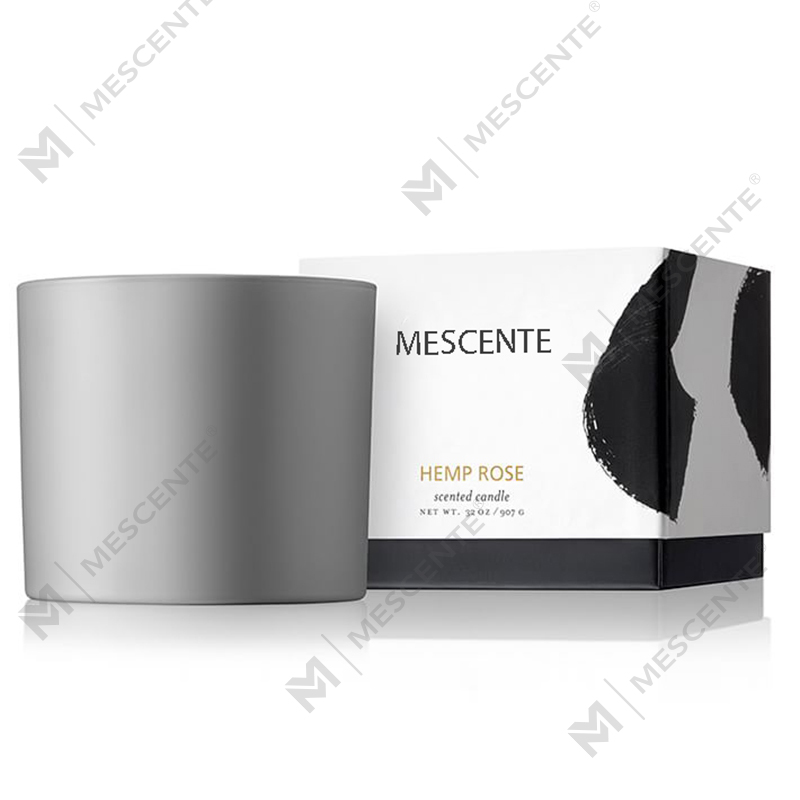 M&SCENT Natürliche Weihnachten weit verbreitete Sojawachskerze im Glasglas mit Faltschachtel