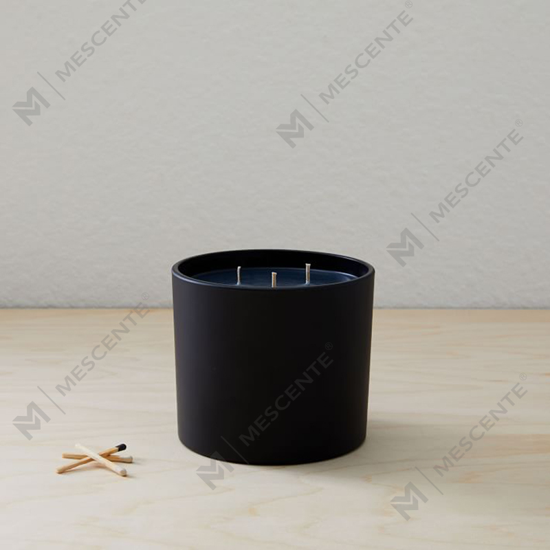 M&SCENT Natürliche Weihnachten weit verbreitete Sojawachskerze im Glasglas mit Faltschachtel
