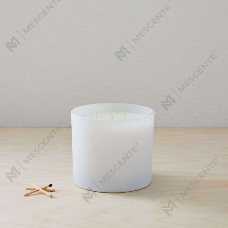 M&SCENT Natürliche Weihnachten weit verbreitete Sojawachskerze im Glasglas mit Faltschachtel