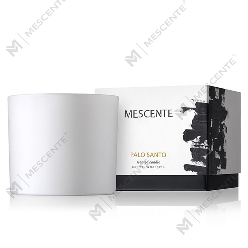 M&SCENT Natürliche Weihnachten weit verbreitete Sojawachskerze im Glasglas mit Faltschachtel