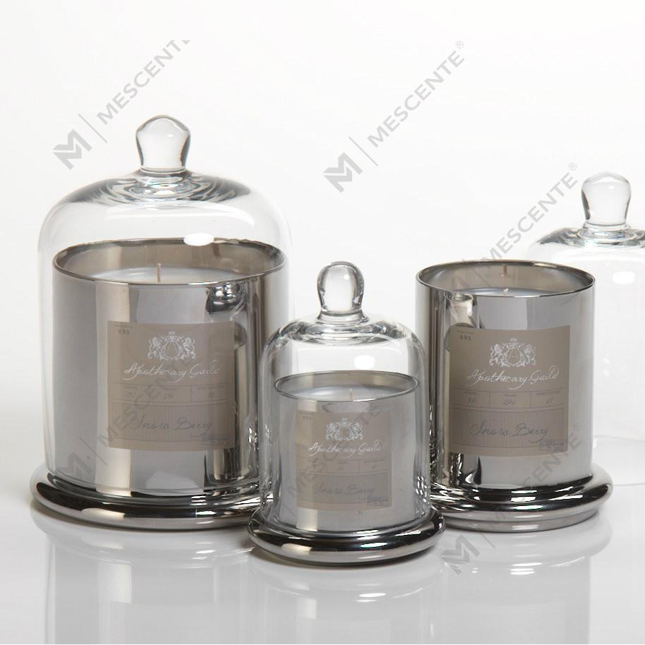 M&Scent Dekorative romantische Hochzeitsglocke, Glaskuppelabdeckung, Duftkerze A29275