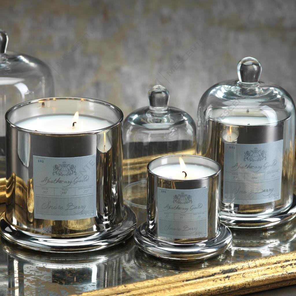 M&Scent Dekorative romantische Hochzeitsglocke, Glaskuppelabdeckung, Duftkerze A29275