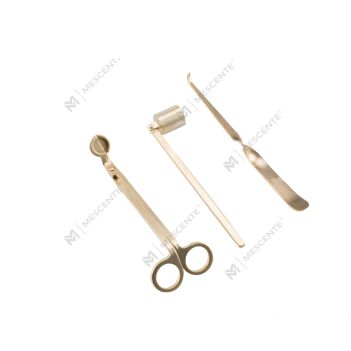 Mescente Gold Kerzendochtlöscher-Set mit Geschenkbox A991330-1