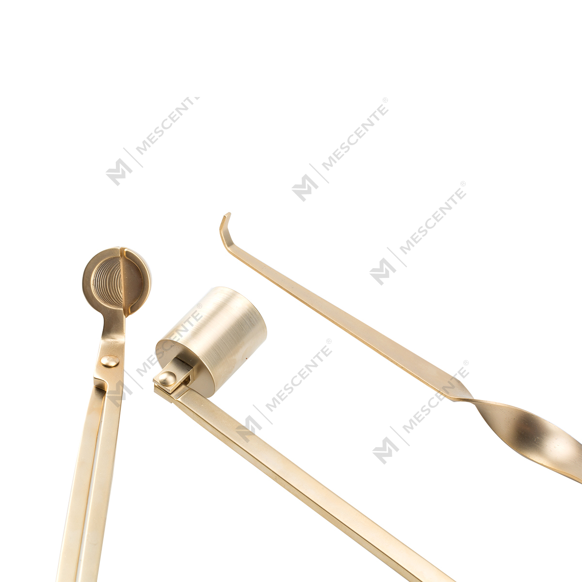 Mescente Gold Kerzendochtlöscher-Set mit Geschenkbox A991330-1