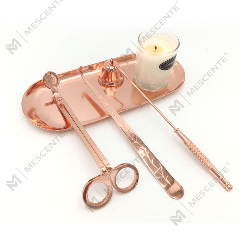 Mescente 4-in-1-Kerzenlöscher-Docht-Trimmer-Löffel-Set A99133-3
