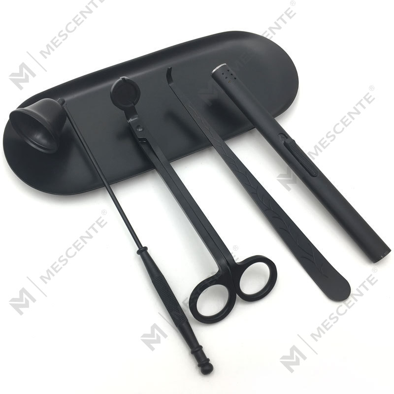 Mescente 4-in-1-Kerzenlöscher-Docht-Trimmer-Löffel-Set A99133-3