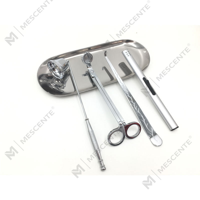 Mescente 4-in-1-Kerzenlöscher-Docht-Trimmer-Löffel-Set A99133-3