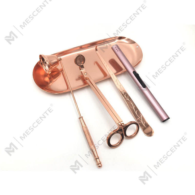 Mescente 4-in-1-Kerzenlöscher-Docht-Trimmer-Löffel-Set A99133-3
