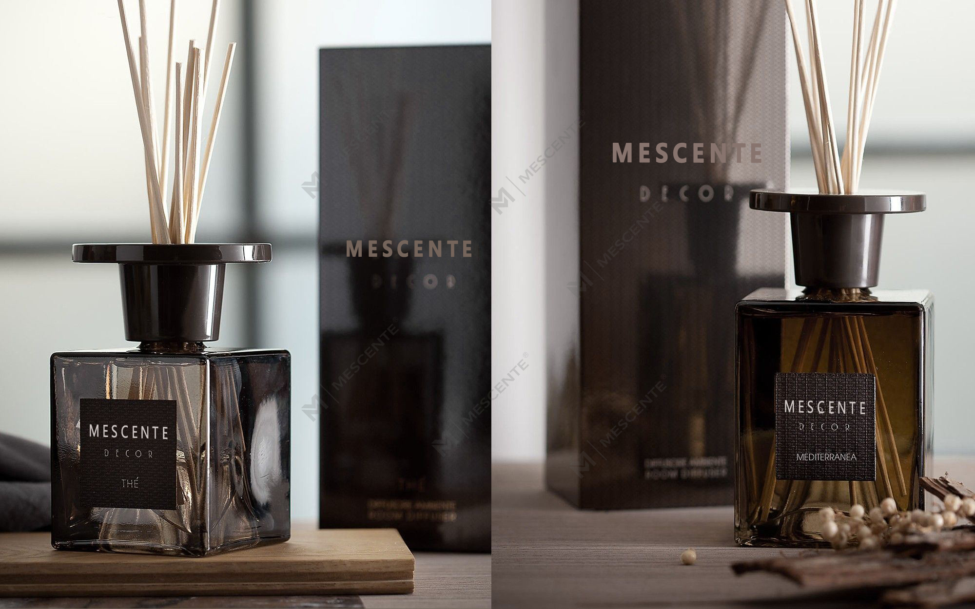 Mescente 2 Stück 120 ml weißes Löwenzahn-Red-Diffusor-Set, Private-Label-Red-Diffusor-Sets