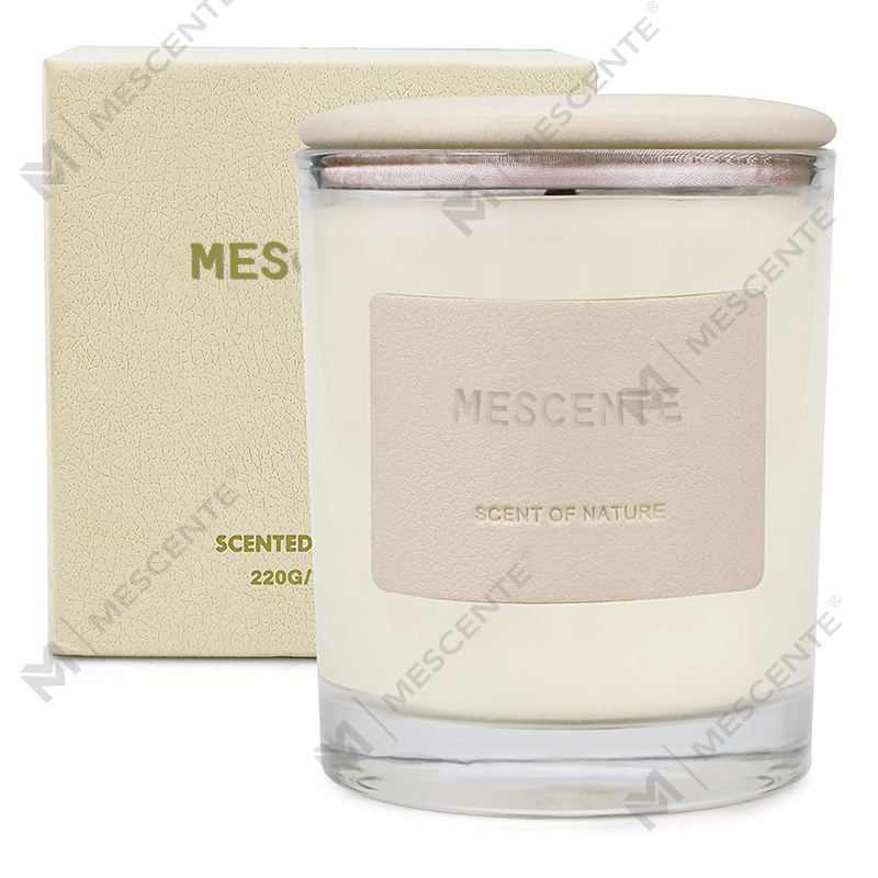 M&Scent Großhandel mit wunderschönen recycelten Glaskerzen in China, Entspannungskerze