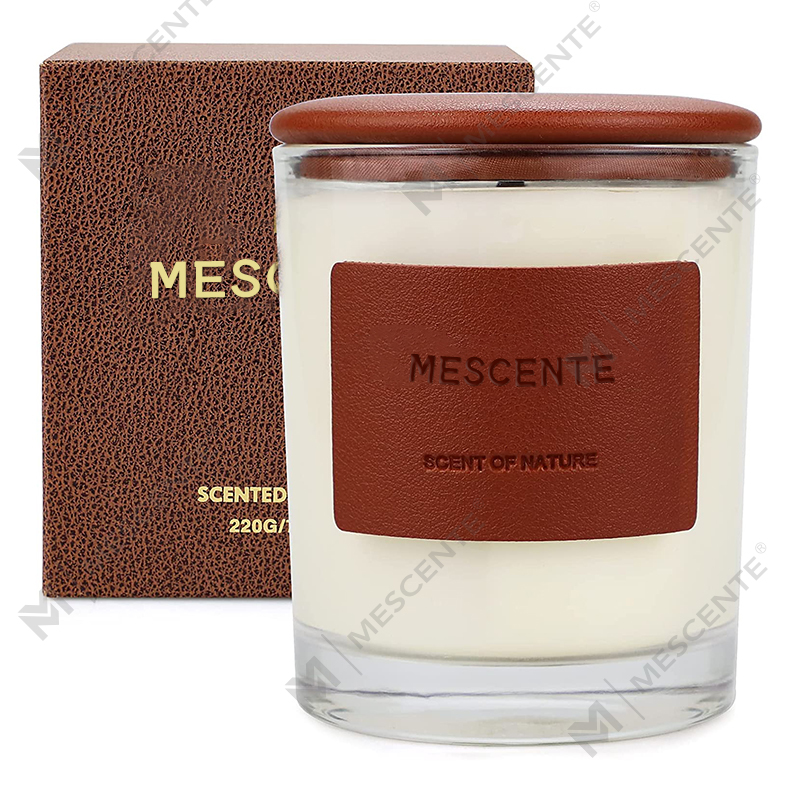 M&Scent Großhandel mit wunderschönen recycelten Glaskerzen in China, Entspannungskerze