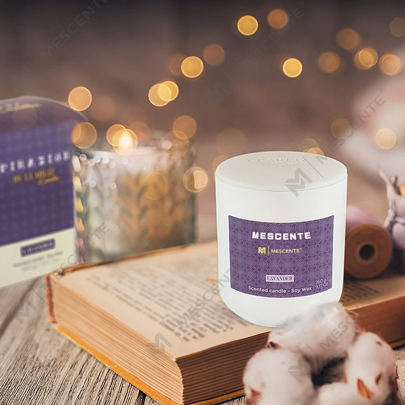 M&Scent Mason Jar Mini-Kerzen auf Sojabasis, Luxusverpackung, Marmorkerze, Sojawachs