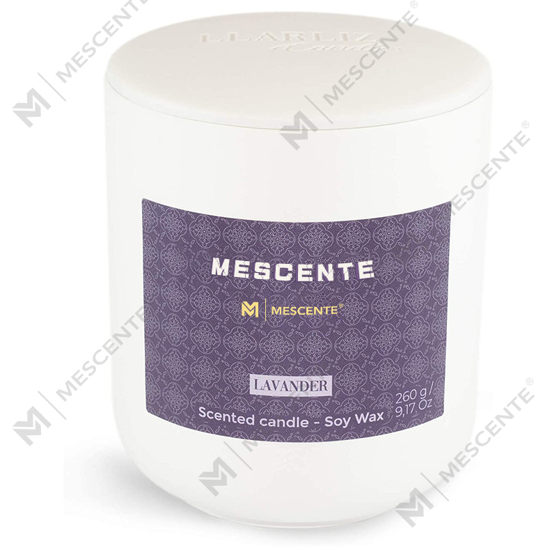 M&Scent Mason Jar Mini-Kerzen auf Sojabasis, Luxusverpackung, Marmorkerze, Sojawachs