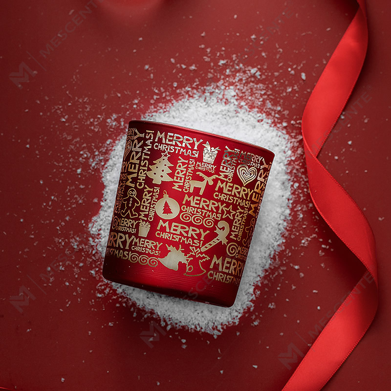 M&Scent Weihnachtsduft, rauchfrei, Sternenhimmel-Tasse, Duftkerze, Geschenk mit Hand