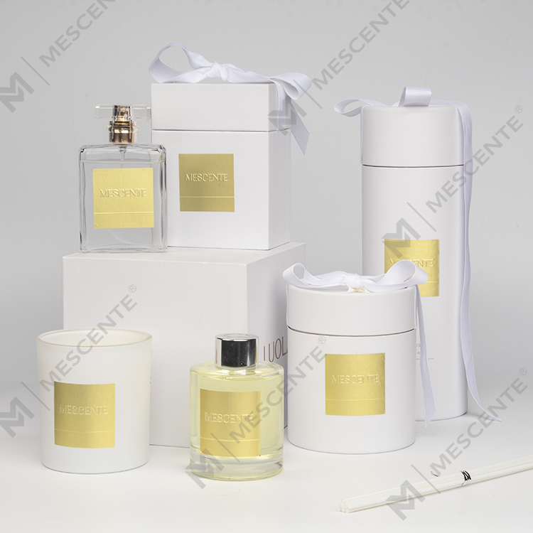 M&Scent luxuriöse Private-Label-Duftgefäße im Glas, Sojawachskerze in großen Mengen