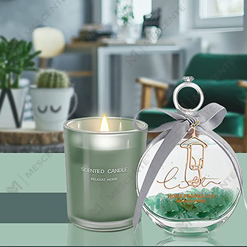 M&S Cent Zitronen-Basilikum-Duftöl-Diffusor und Duftkerze als Geschenkset mit Stäbchen für zu Hause