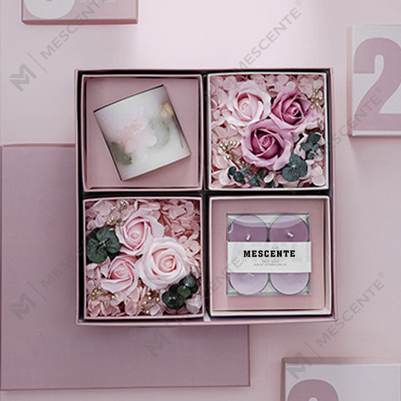 M&Scent Großhandel, luxuriöses Teelicht-Geschenkset aus natürlichem Sojawachs