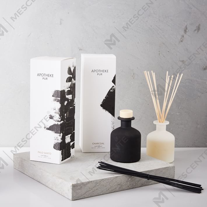 Mescente Luxus 180 ml maßgeschneiderter Glasflaschen-Diffusor für ätherische Öle für Hotels