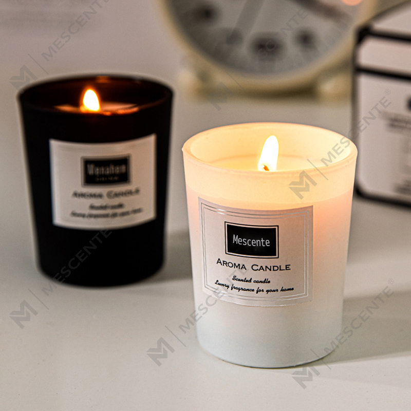 M&Scent individuell bedruckte Sojawachskerzen mit Pfingstrosenduft, digitale Duftkerze