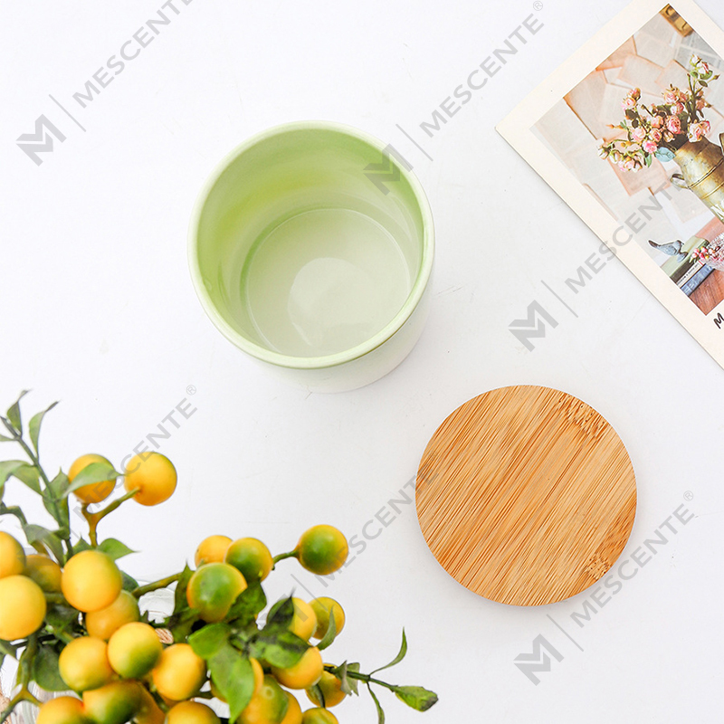M&Scent Private Label Home Decoration Individuelle Duftkerzen in Keramikkerzengläsern