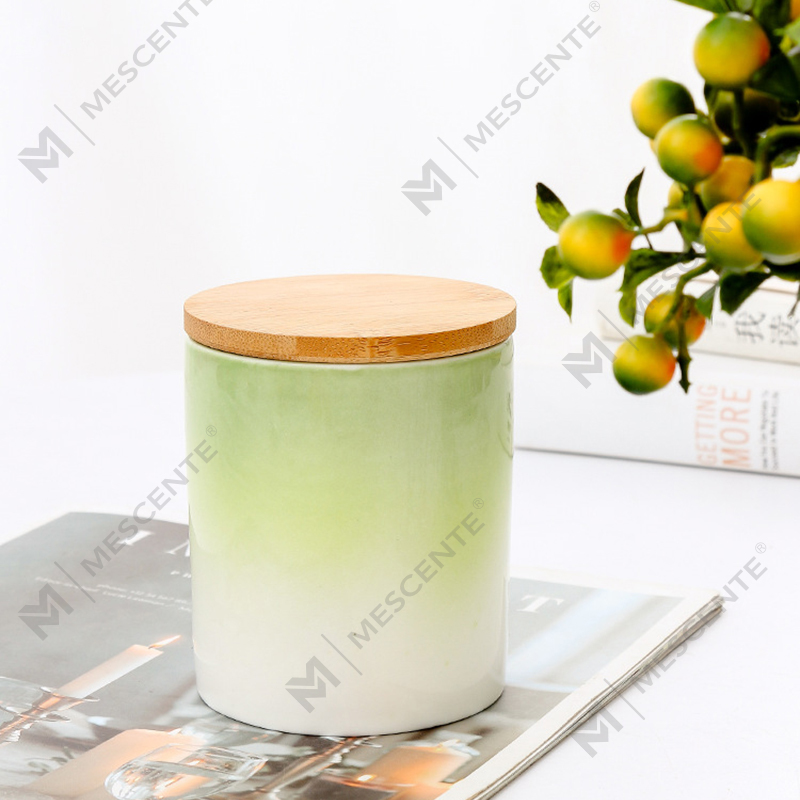 M&Scent Private Label Home Decoration Individuelle Duftkerzen in Keramikkerzengläsern